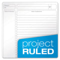 Ampad Gold Fibre Wirebound Project Notes Book, 1 Subject, Project-Management Format, Green Cover, 9.5 x 7.25, 84 Sheets
