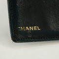Chanel Coco Mark Caviar Skin Black Bifold Wallet #3172 by Bolt Boutique