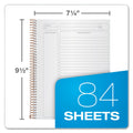 Ampad Gold Fibre Wirebound Project Notes Book, 1 Subject, Project-Management Format, Green Cover, 9.5 x 7.25, 84 Sheets