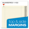 Ampad Computation Book, Quadrille Rule, Brown Cover, 11.75 x 9.25, 76 Sheets
