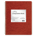 Ampad Computation Book, Quadrille Rule, Brown Cover, 11.75 x 9.25, 76 Sheets