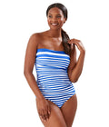 Tommy Bahama Breaker Bay Striped Bandeau Tankini Top by Vanessa Jane