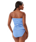 Tommy Bahama Breaker Bay Striped Bandeau Tankini Top by Vanessa Jane