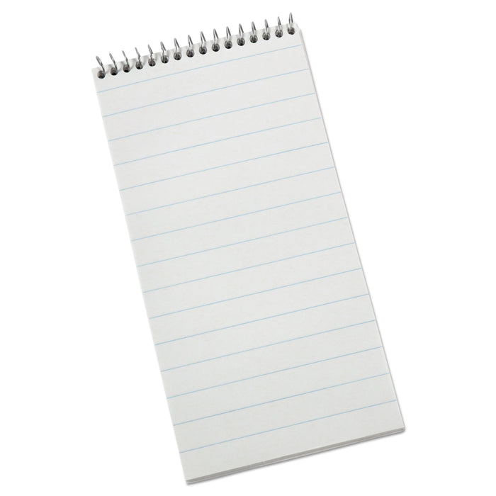 Ampad Earthwise by Ampad Recycled Reporter's Notepad, Pitman Rule, White Cover, 70 White 4 x 8 Sheets