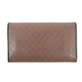 Chanel Matelasse Bicolor Long Trifold Embossed Wallet Pink #3173 by Bolt Boutique