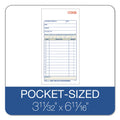 Adams Two-Part Sales Book, Two-Part Carbon, 3.38 x 6.69, 1/Page, 50 Forms