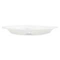 Dart Concorde Foam Plate, 3-Compartment, 10.25" dia, White, 125/Pack, 4 Packs/Carton