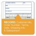 Adams Two-Part Sales Book, Two-Part Carbon, 3.38 x 6.69, 1/Page, 50 Forms