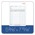 Adams Two-Part Sales Book, Two-Part Carbon, 7.94 x 5.56, 1/Page, 50 Forms