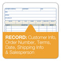 Adams Two-Part Sales Book, Two-Part Carbon, 7.94 x 5.56, 1/Page, 50 Forms
