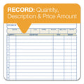 Adams Two-Part Sales Book, Two-Part Carbon, 7.94 x 5.56, 1/Page, 50 Forms