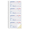 Adams Two-Part Rent Receipt Book, Two-Part Carbonless, 2.75 x 4.75, 4/Page, 200 Forms