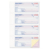 Adams Receipt Book, Three-Part Carbonless, 7.19 x 11, 4/Page, 100 Forms