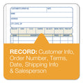 Adams Carbonless Sales Order Book, Three-Part Carbonless, 4.19 x 7.19, 50 Forms