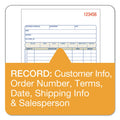 Adams TOPS Sales/Order Book, Three-Part Carbonless, 7.95 x 5.56, 1/Page, 50 Forms