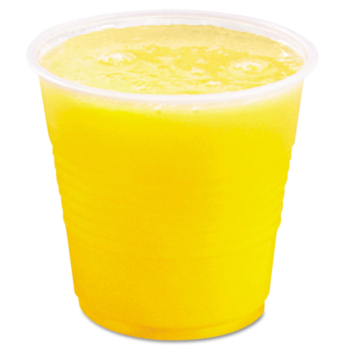 Dart High-Impact Polystyrene Cold Cups, 10 oz, Translucent, 100 Cups/Sleeve, 25 Sleeves/Carton