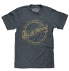 Blue Moon Gold Print Logo T-Shirt - Indigo