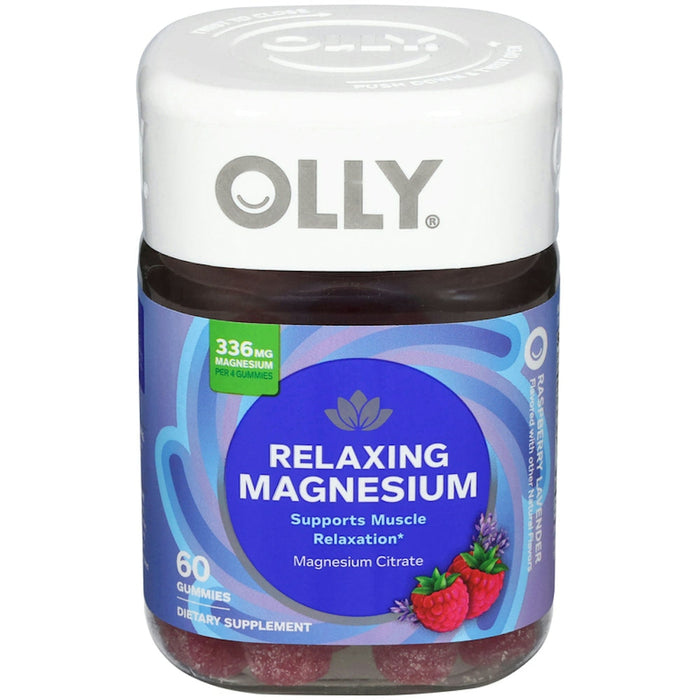 Olly Magnesium Citrate, Relaxing, 336 Mg, Gummies, Raspberry Lavender by Pasteur Pharmacy