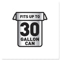 Glad Drawstring Large Trash Bags, 30 gal, 1.05 mil, 30" x 33", Black, 90/Carton