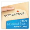 Pendaflex CutLess File Folders, 1/3-Cut Tabs: Assorted, Letter Size, Manila, 100/Box