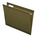 Pendaflex Reinforced Hanging File Folders with Printable Tab Inserts, Letter Size, 1/5-Cut Tabs, Standard Green, 25/Box