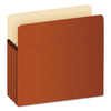 Pendaflex Earthwise by Pendaflex Recycled File Pockets, 3.5" Expansion, Letter Size, Red Fiber