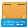 Pendaflex Expandable Kraft Retention Jackets, Straight Tab, Letter/Legal Size, Brown, 100/Box