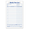 TOPS Weekly Employee Time Cards, One Side, 4.25 x 6.75, 100/Pack
