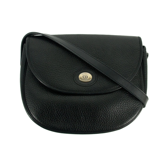 Christian Dior CD Classic Black Leather Crossbody Bag #3178 by Bolt Boutique