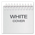 TOPS Reporter’s Notepad, Wide/Legal Rule, White Cover, 70 White 4 x 8 Sheets, 12/Pack