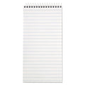 TOPS Reporter’s Notepad, Wide/Legal Rule, White Cover, 70 White 4 x 8 Sheets, 12/Pack