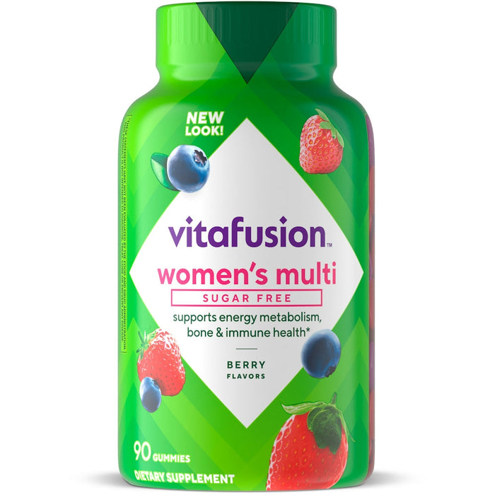Vitafusion Women’s Sugar Free Daily Multivitamin Supplement, Adult Gummy Vitamin For Energy, Bone & Immune Support by Pasteur Pharmacy