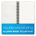 TOPS Royale Wirebound Business Notebooks, 1 Subject, Medium/College Rule, Black/Gray Cover, 10.5 x 8, 96 Sheets
