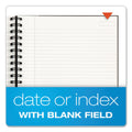 TOPS Royale Wirebound Business Notebooks, 1 Subject, Medium/College Rule, Black/Gray Cover, 10.5 x 8, 96 Sheets