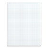 TOPS Quadrille Pads, Quadrille Rule (4 sq/in), 50 White 8.5 x 11 Sheets