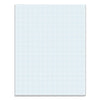 TOPS Quadrille Pads, Quadrille Rule (8 sq/in), 50 White 8.5 x 11 Sheets