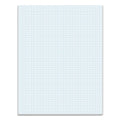 TOPS Quadrille Pads, Quadrille Rule (8 sq/in), 50 White 8.5 x 11 Sheets