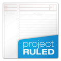 TOPS JEN Action Planner, 1 Subject, Narrow Rule, Black Cover, 8.5 x 6.75, 84 Sheets