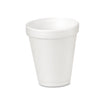Dart Foam Drink Cups, 4 oz, 50/Bag, 20 Bags/Carton