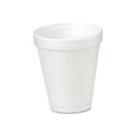 Dart Foam Drink Cups, 4 oz, 50/Bag, 20 Bags/Carton