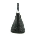 Christian Dior Cannage Panarea Coated Canvas Tote Bag Black Small #3179 by Bolt Boutique