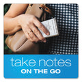 TOPS Second Nature Wirebound Notepads, Narrow Rule, Randomly Assorted Cover Colors, 50 White 3 x 5 Sheets