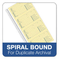 TOPS Second Nature Phone Call Book, Two-Part Carbonless, 2.75 x 5, 4/Page, 400 Forms