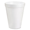 Dart Foam Drink Cups, 6 oz, White, 25/Bag, 40 Bags/Carton