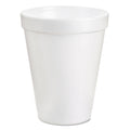 Dart Foam Drink Cups, 6 oz, White, 25/Bag, 40 Bags/Carton