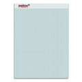 TOPS Prism Quadrille Perforated Pads, Quadrille Rule (5 sq/in), 50 Blue 8.5 x 11.75 Sheets, 12/Pack