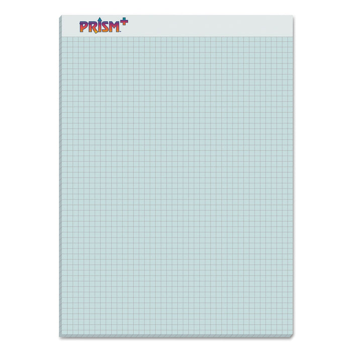 TOPS Prism Quadrille Perforated Pads, Quadrille Rule (5 sq/in), 50 Blue 8.5 x 11.75 Sheets, 12/Pack