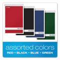 TOPS Steno Pad, Gregg Rule, Assorted Cover Colors, 80 White 6 x 9 Sheets, 4/Pack