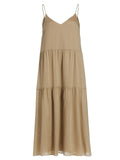 Lafayette 148 New York Hartford Tiered Midi Dress, Size Medium by Vanessa Jane