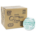 Dart Famous Service Plastic Dinnerware, Plate, 6" dia, White, 125/Pack, 8 Packs/Carton